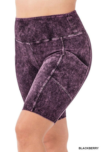 Women's Mineral Wash waistband leggings