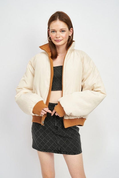 Women's Reversible puffer jacket