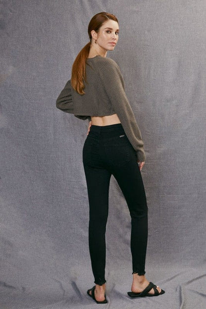 Women's high rise skinny jeans