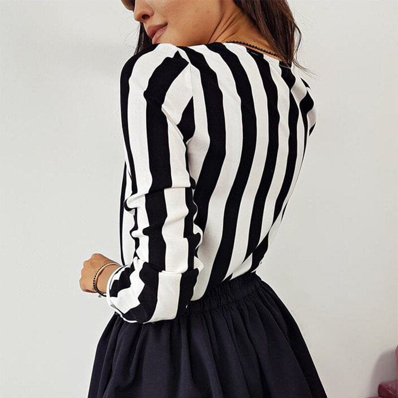 Women Casual Striped Top