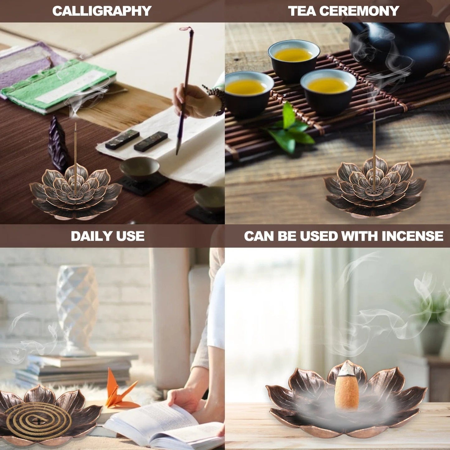 Alloy Incense Burner Stick Holder