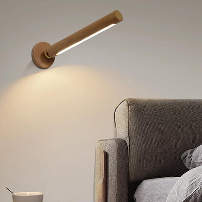 Smart 360°Rotatable Wood Light
