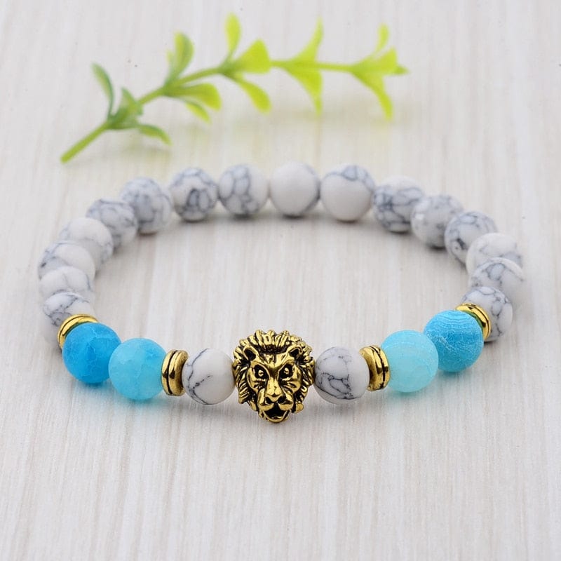 Crown Lion Bracelet for Men