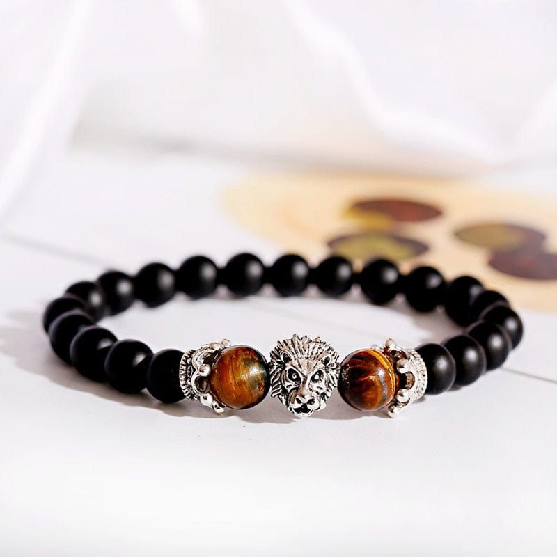 Crown Lion Bracelet for Men