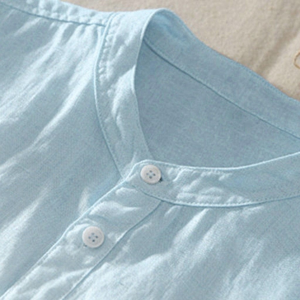 Men's Button Gradient Cotton Shirt