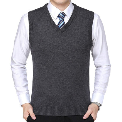 Men's Casual Woolen Vest