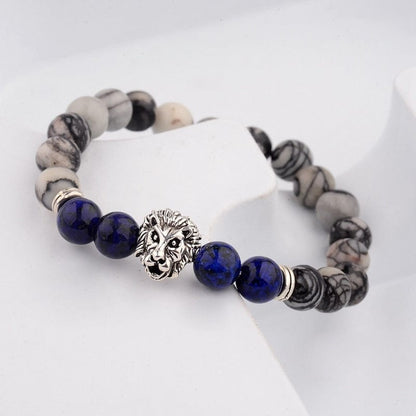 Crown Lion Bracelet for Men