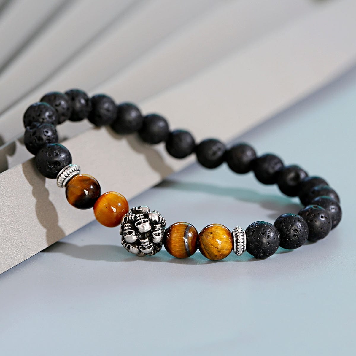 Crown Lion Bracelet for Men