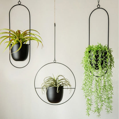 10 Type Metal Hanging Flower Pot