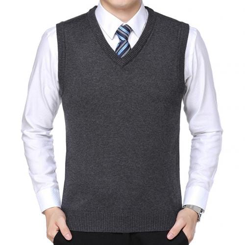 Men's Casual Woolen Vest