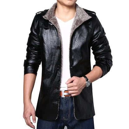 Men's Casual Leather Jacket