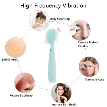 Portable Electric Facial Cleansing Brush