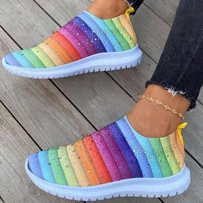 Women Rainbow Color Shoes