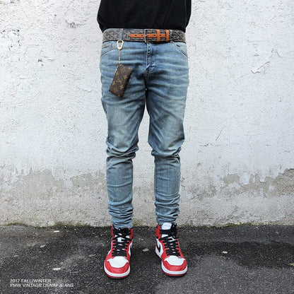Men's Slim-Fit Long Jeans