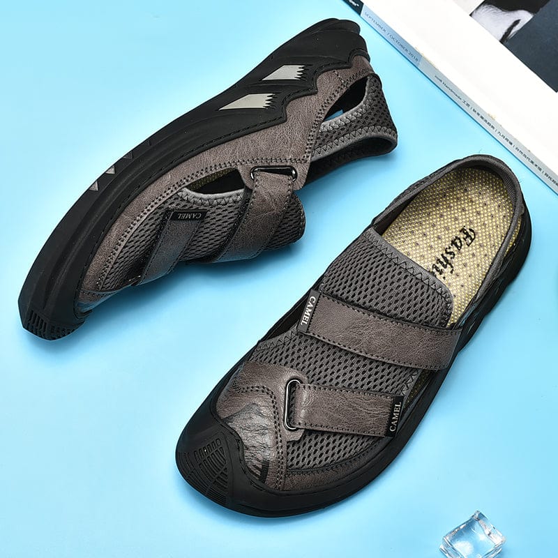 Mens Summer Outdoor Casual Leather Sandals