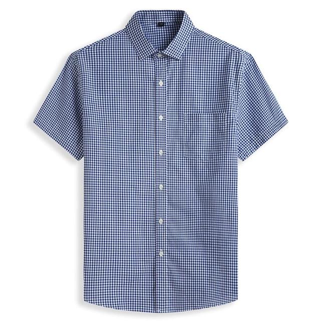 Men's Plaid button up shirt