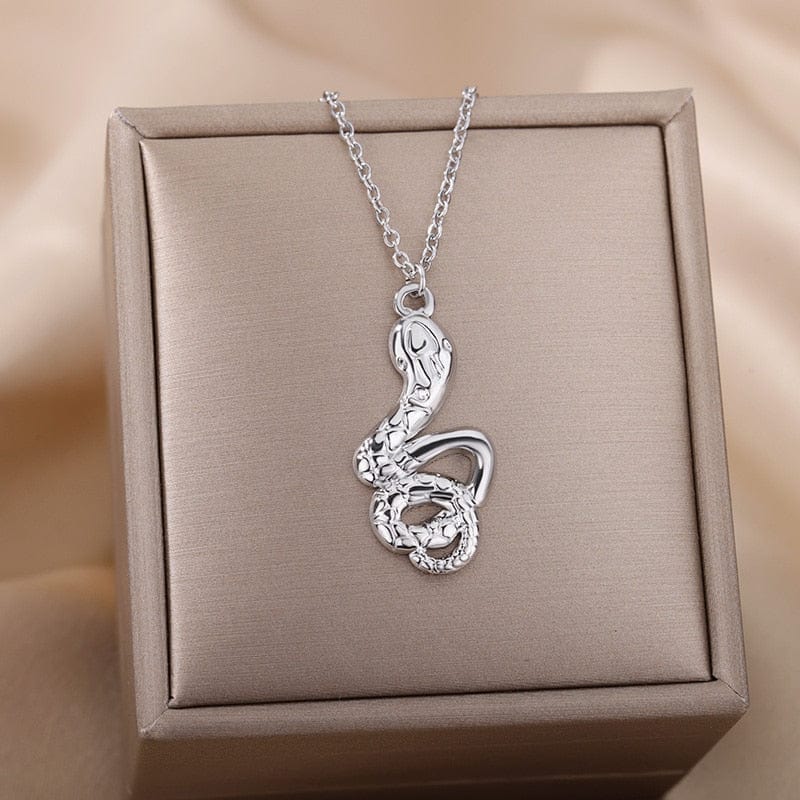 Snake Pendant Necklace For Women