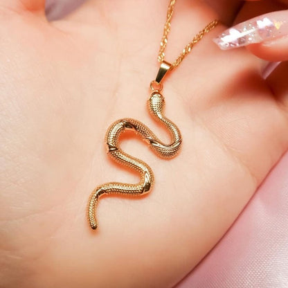 Snake Pendant Necklace For Women