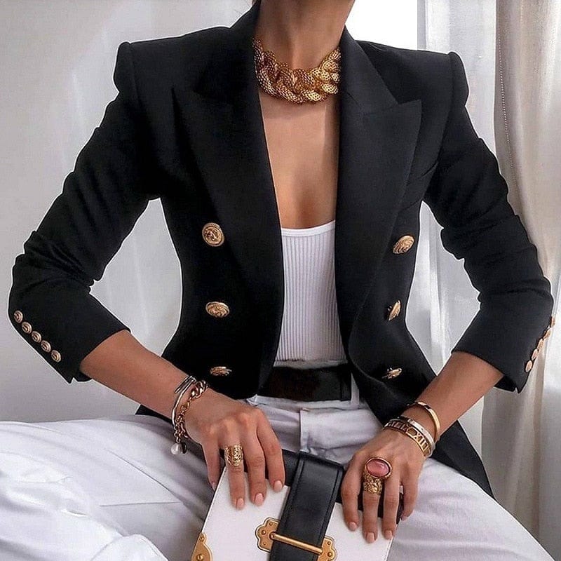 Luxury Woman Casual Short Blazer