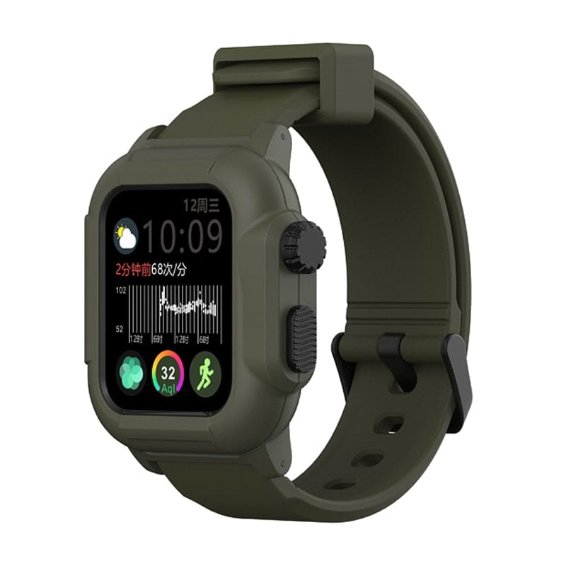 Silicone Band Case For Apple Watch