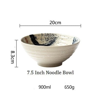 Japanese style 7.5 inch bowl