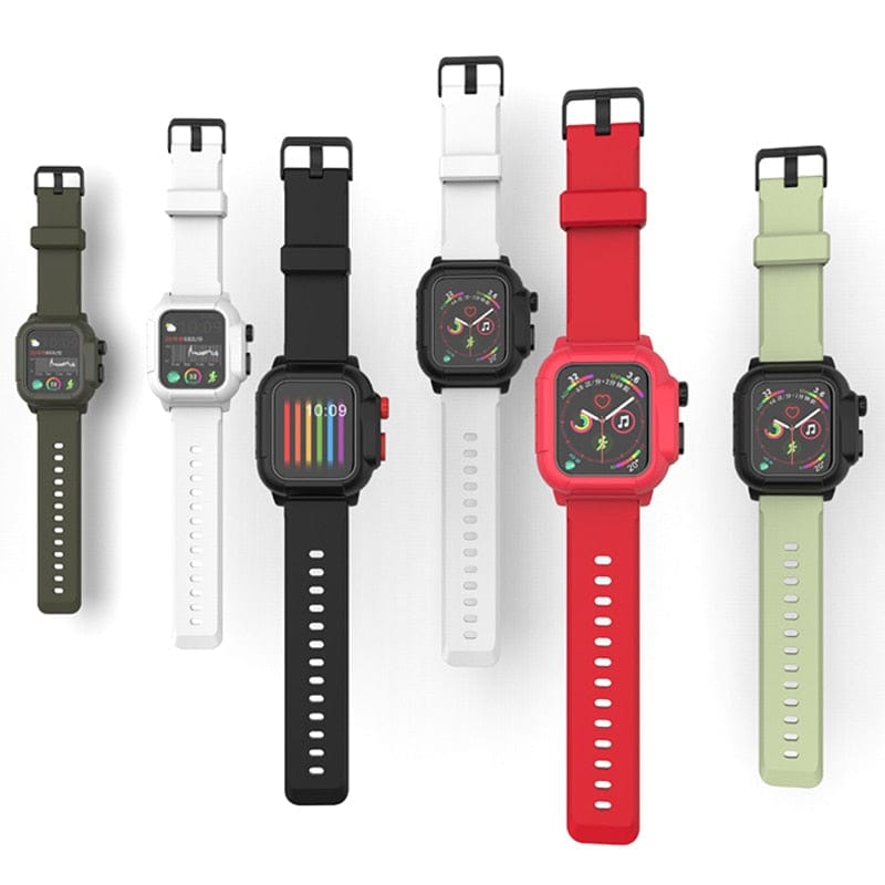 Silicone Band Case For Apple Watch