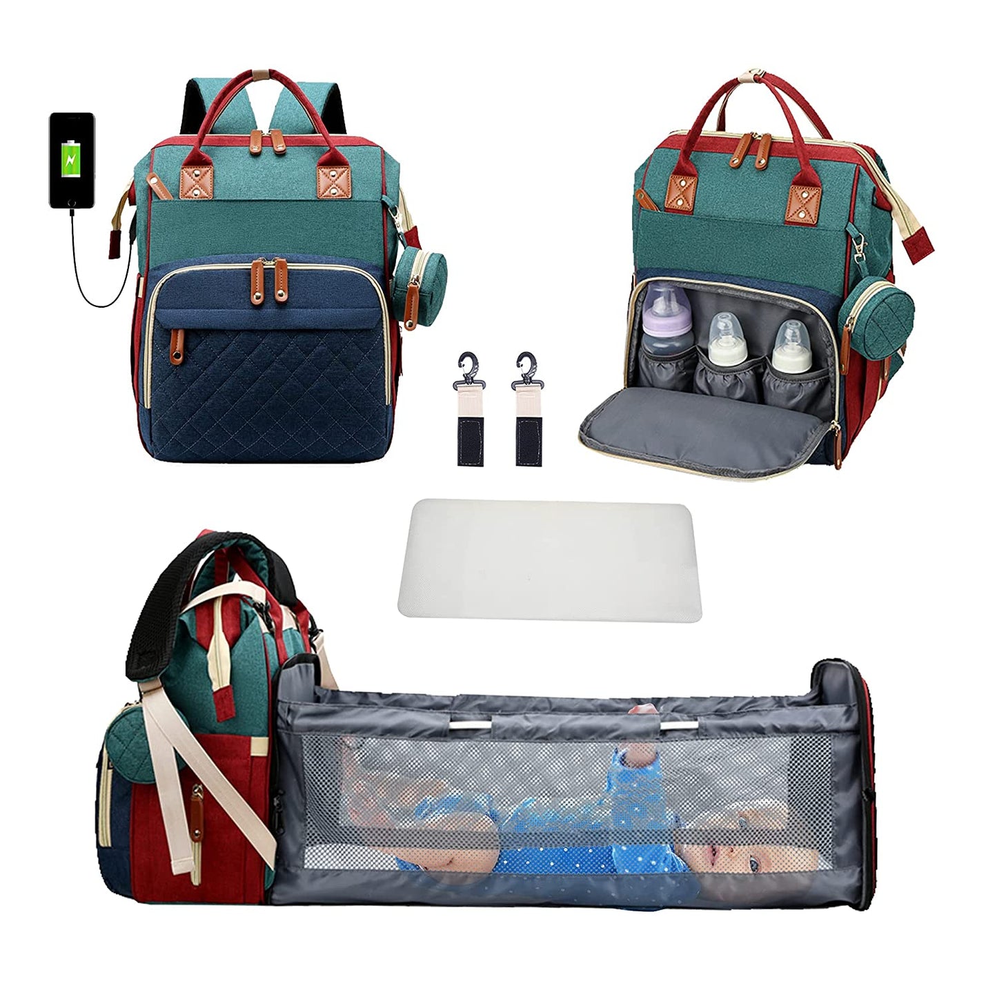 Luxury Baby Diaper Backpack