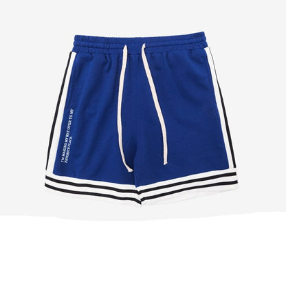 Men's Striped Basketball Shorts