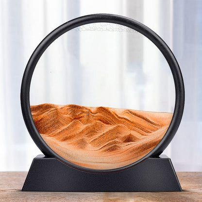 Moving 3D Sand Art Hourglass