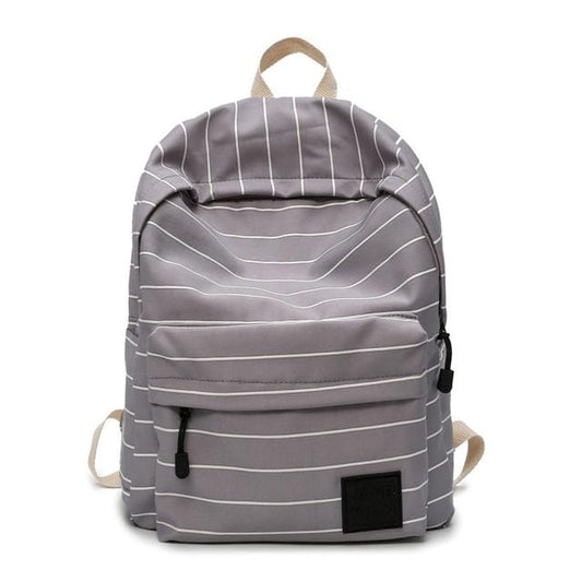 Striped Backpack