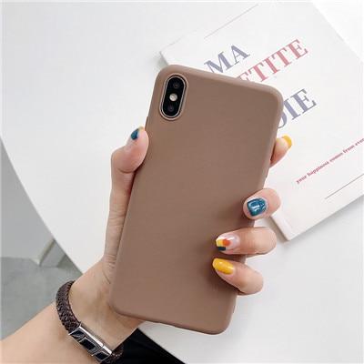 Matte Color iphone Cases