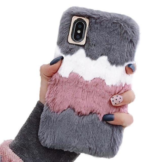 Cute Warm Furry Fluffy Phone Cases
