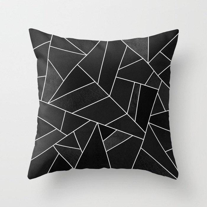 Marble Geometric Sofa Cushion Cover Pillowcase