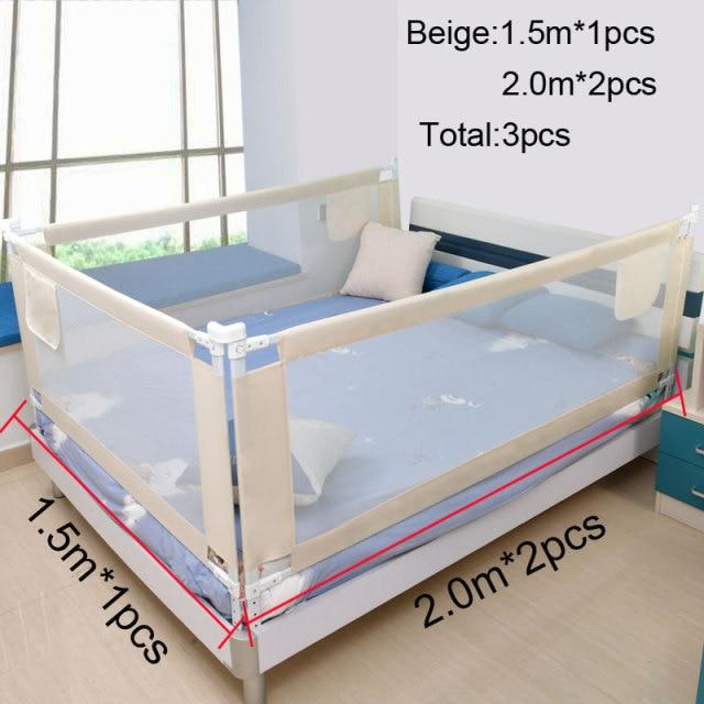 Baby playpen bed safety rails