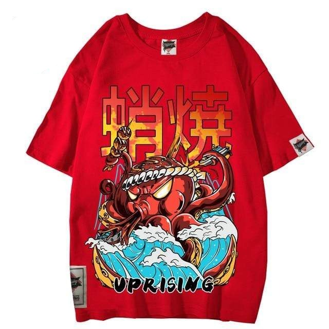 Octopus Japanese Hip Hop T Shirt