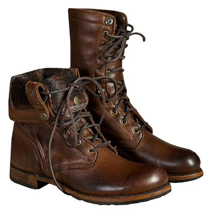 Men's Boots Leather Knight boots