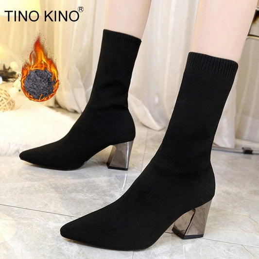 Women Fashion Pointed Toe Boots