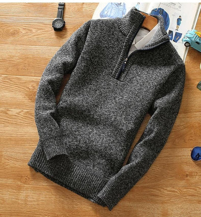 Winter Men's Fleece Thicker Sweater