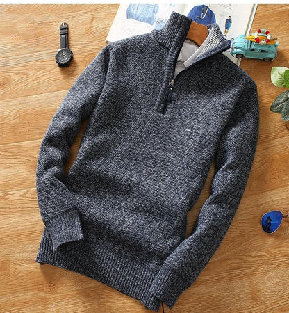 Winter Men's Fleece Thicker Sweater
