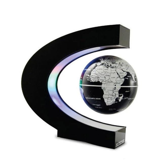 Floating Magnetic Levitation Globe LED World Map