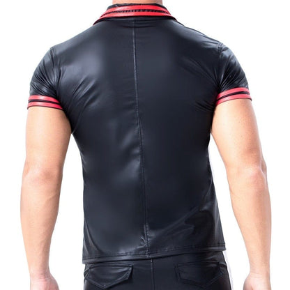 Mens Leather Shirt