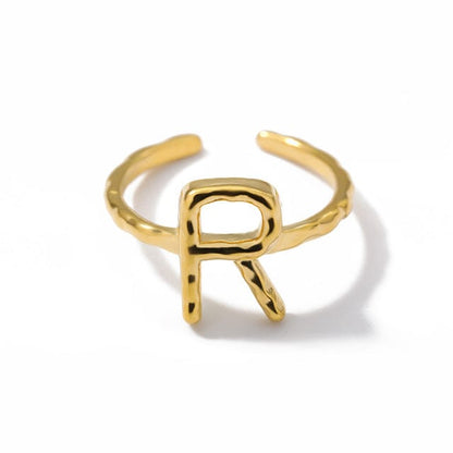 Initial A-Z Letters Rings For Women