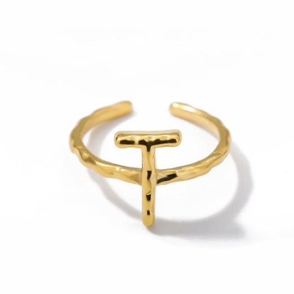 Initial A-Z Letters Rings For Women