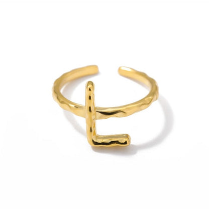 Initial A-Z Letters Rings For Women