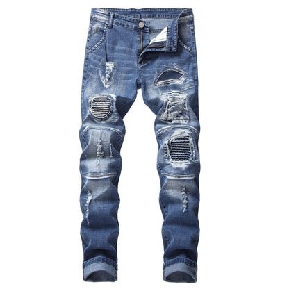 Men's Ripped Denim Jeans