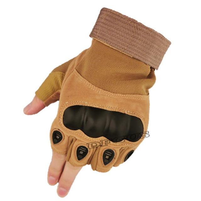 Tactical Hard Knuckle Half finger Gloves