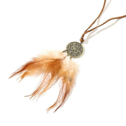 Women Feather Chains