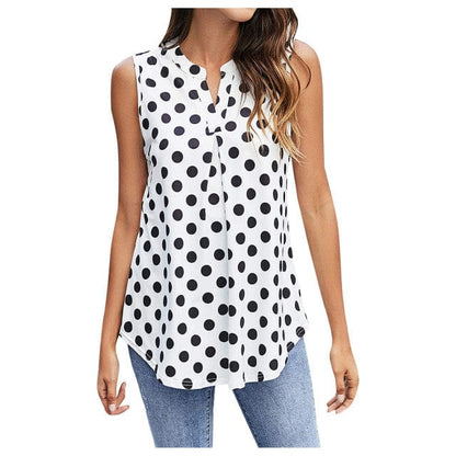 Women Polka Dot Vest Top