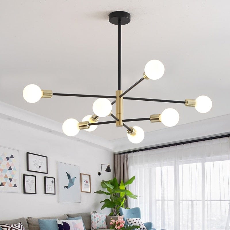 Black Chandeliers LED Lamp Home Lighting
