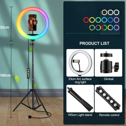10inch/26cm Colorful LED  Ring Lamp